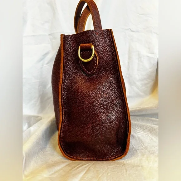Portland Leather Goods Lola Crossbody Tote - Nutmeg - Picture 6 of 9